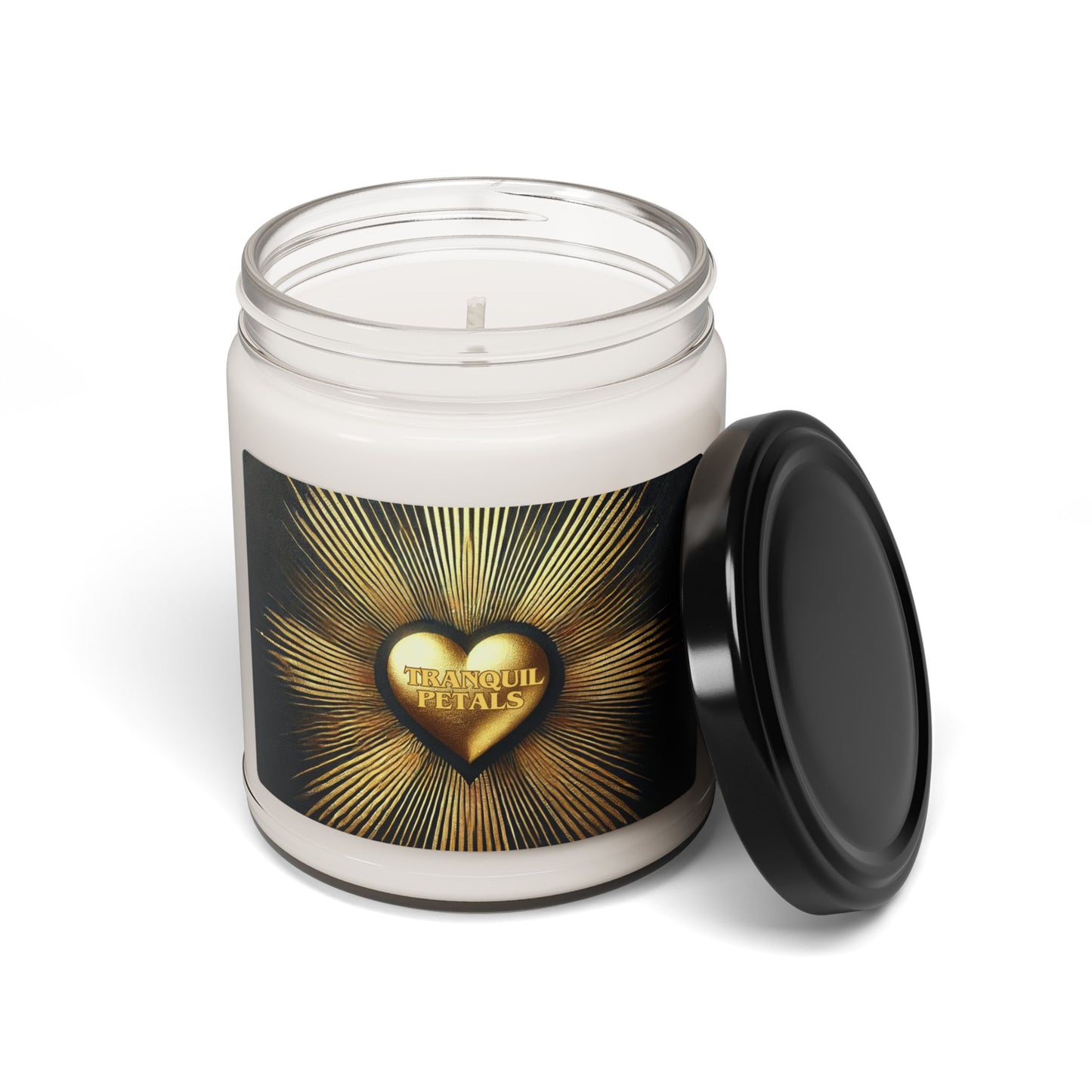 Tranquil Petals: Sea Salt and Orchid Scented Candle, Joyous Life Journals