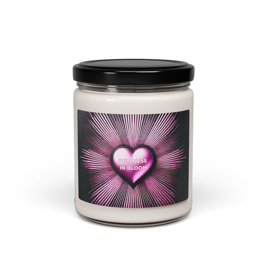 Stillness in Bloom, Scented Soy Candle, 9oz. Joyous Life Journals