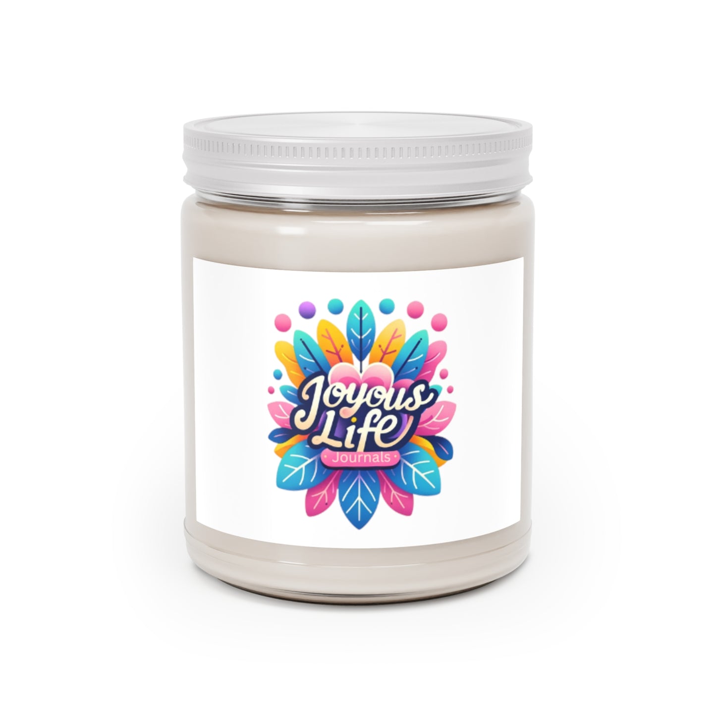 Whispering Blooms: Scented Candle & Joyous Life Journals