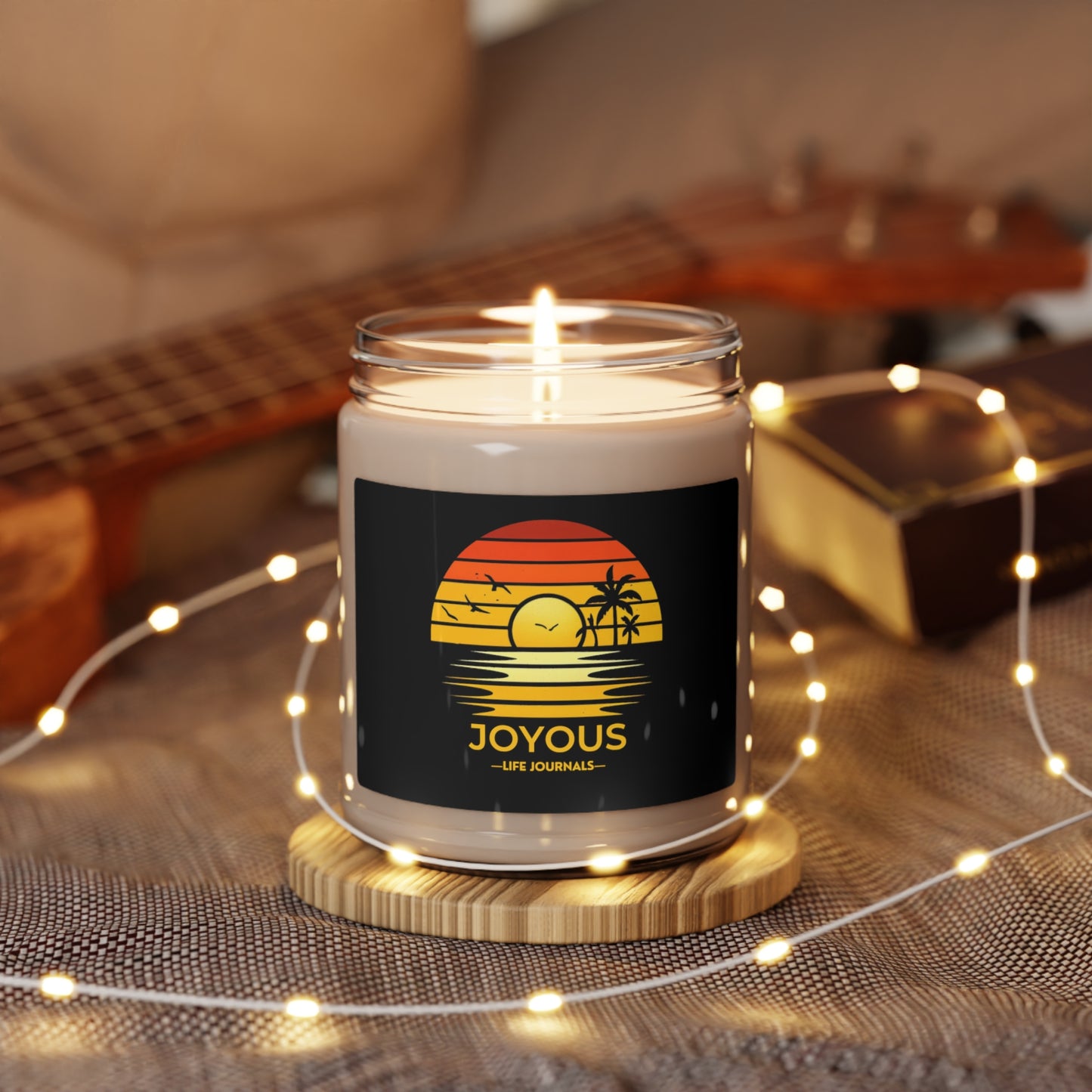 Sunset Glow Scented Soy Candle, 9oz, Joyous Life Journals
