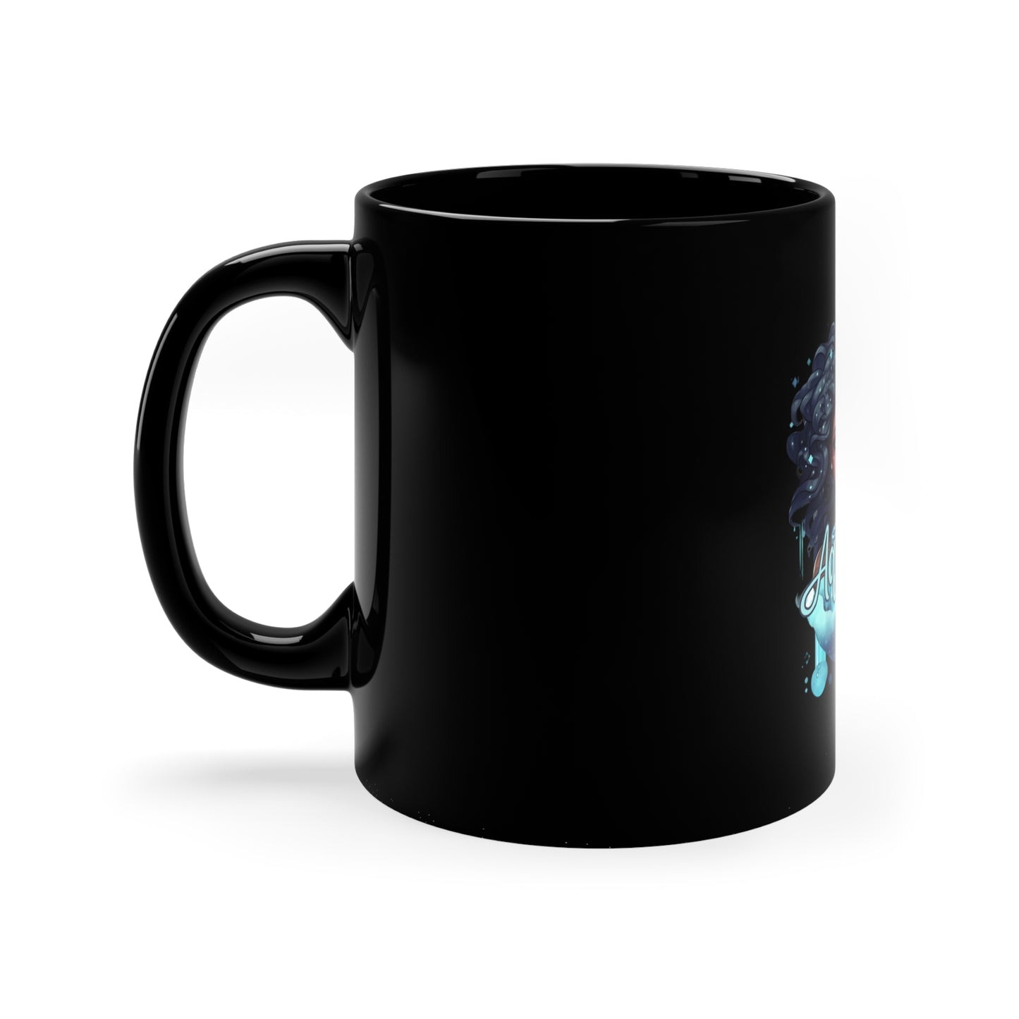 Innovative Aquarius, Joyous Life Journals, 11oz Black Coffee Mug