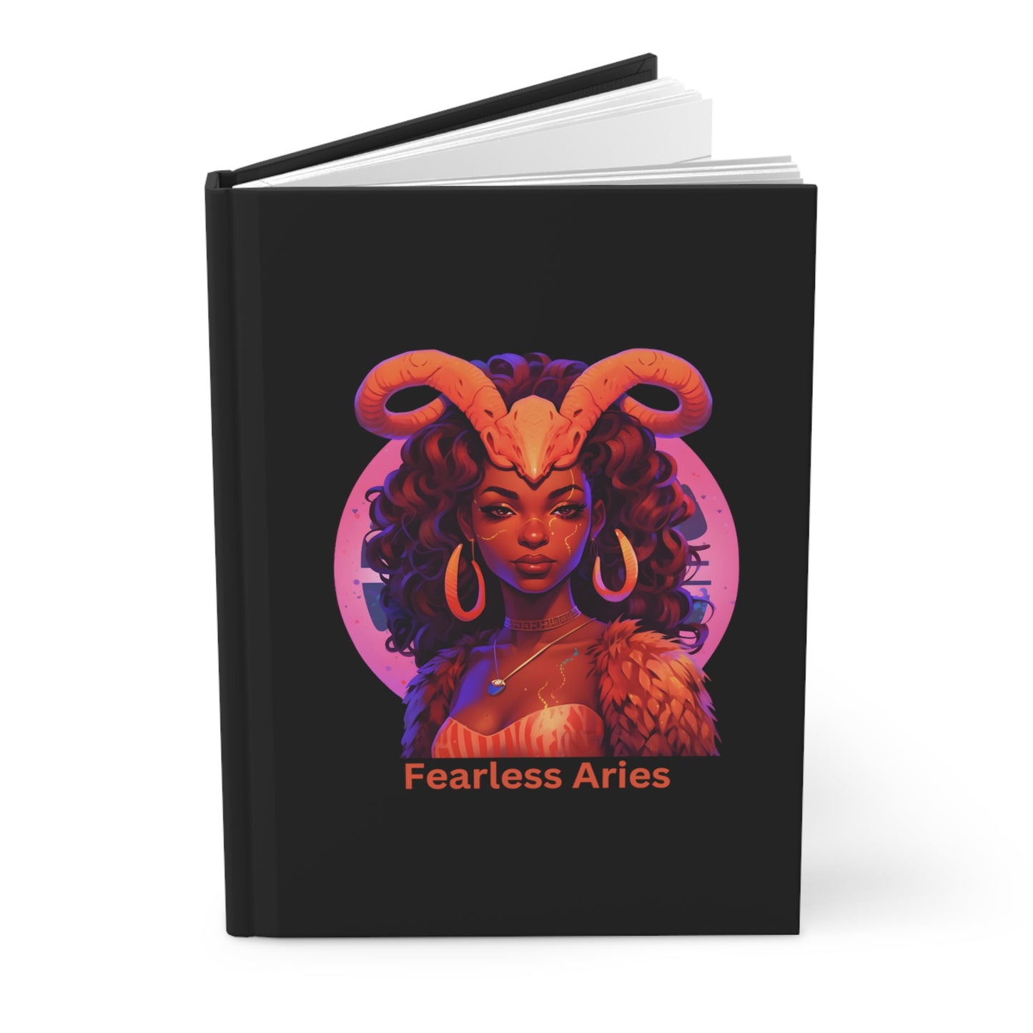 Fearless Aries, Joyous Life Journals, Celestial Elegance Hardcover Journal Matte
