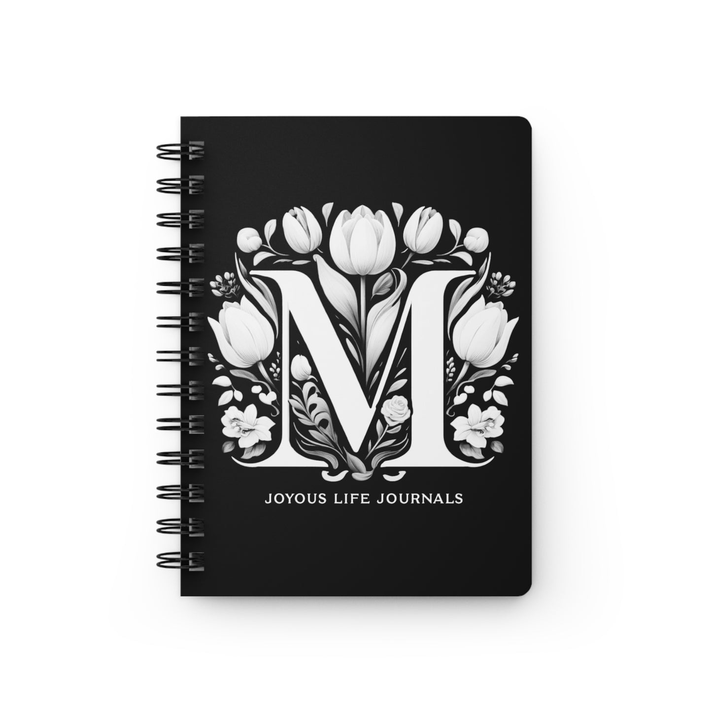 Majestic Manuscript: The 'M' Monogram Journal, Joyous Life Journals