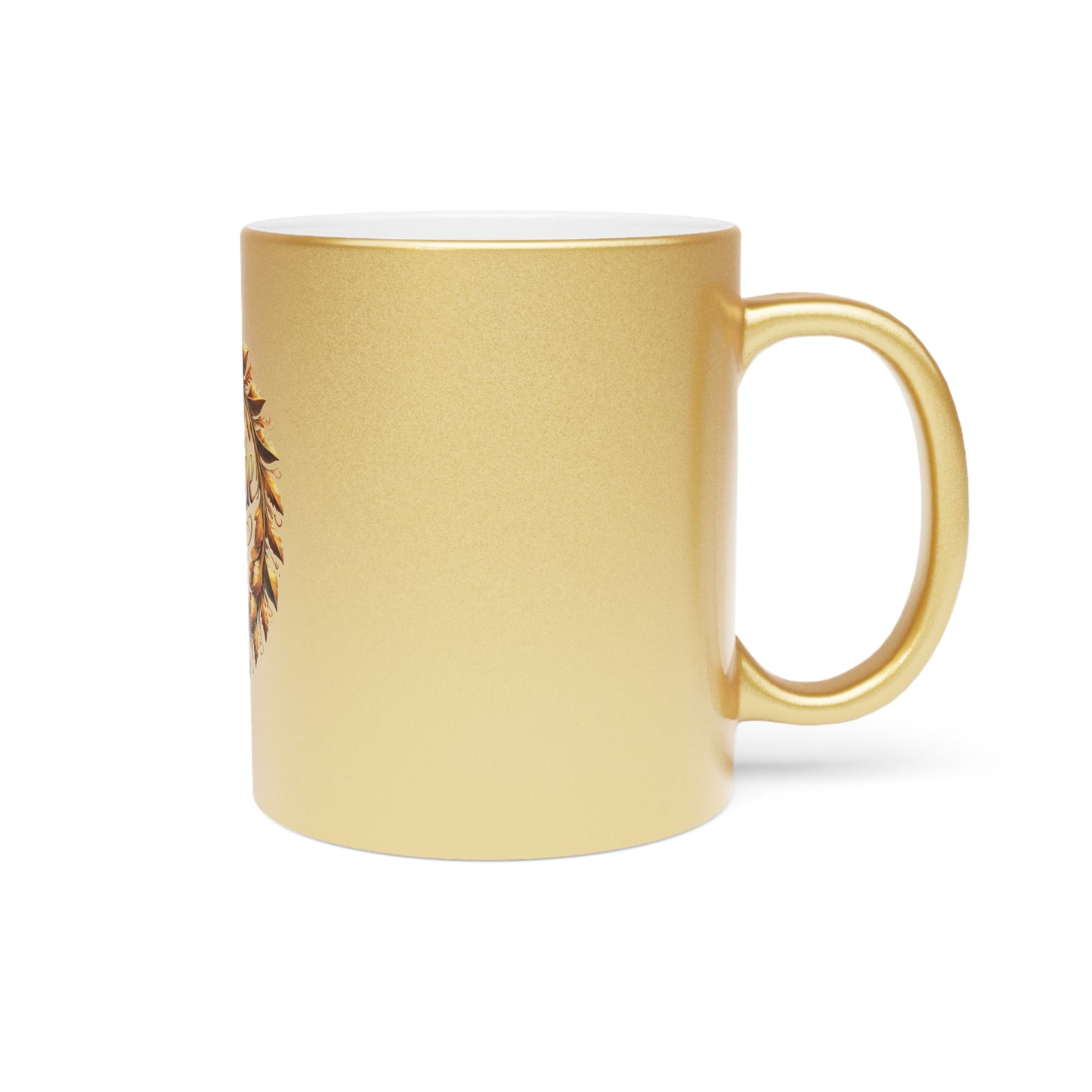 Cup of Gratitude Mug Metallic Mug (Gold), Joyous Life Journals