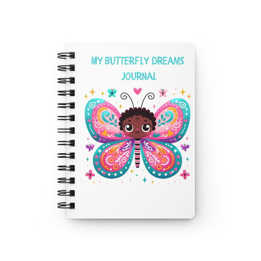 Butterfly Dreams Journal, Spiral Bound Journal, Joyous Life Journals