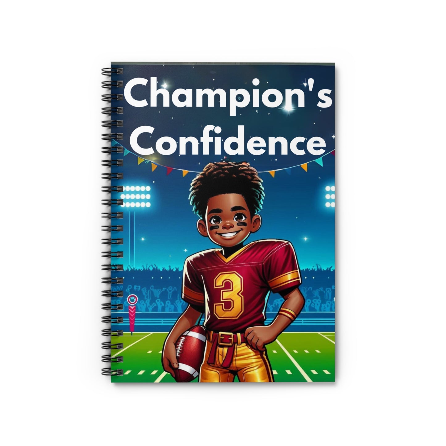 Champion's Confidence Spiral Notebook - Ruled Line, Joyous LifeJournals