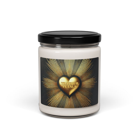 Tranquil Petals: Sea Salt and Orchid Scented Candle, Joyous Life Journals