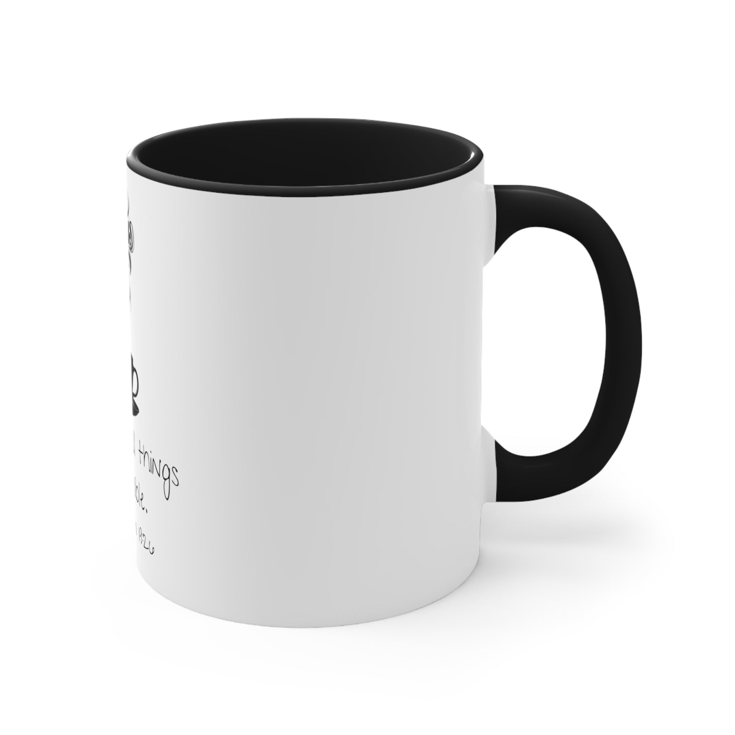 Divine Inspirations: Matthew 19:26 Accent Coffee Mug, Joyous Life Journals