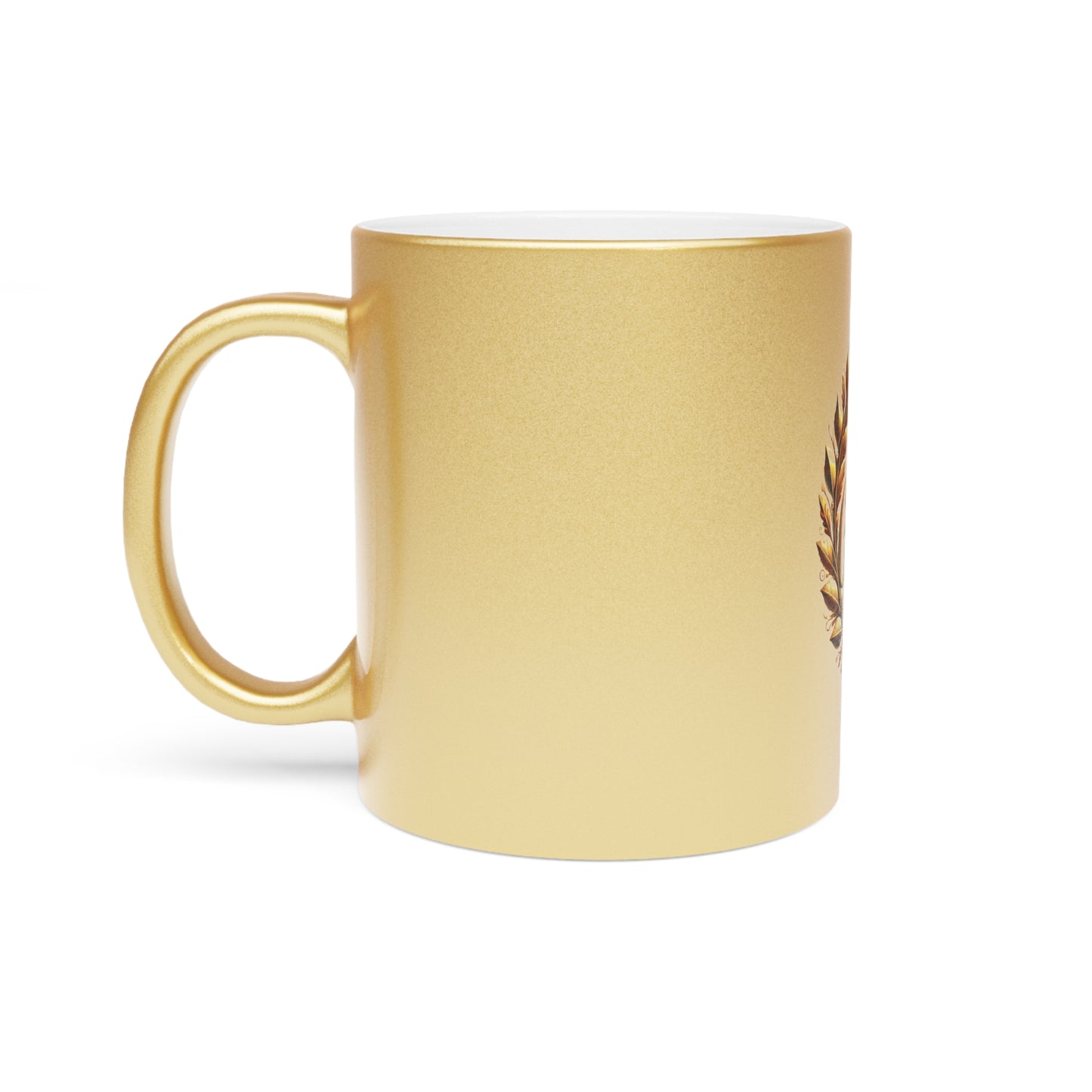 Cup of Gratitude Mug Metallic Mug (Gold), Joyous Life Journals