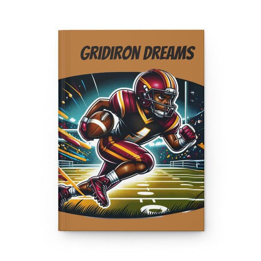 Gridiron Dreams Hardcover Journal Matte, Joyous Life Journals