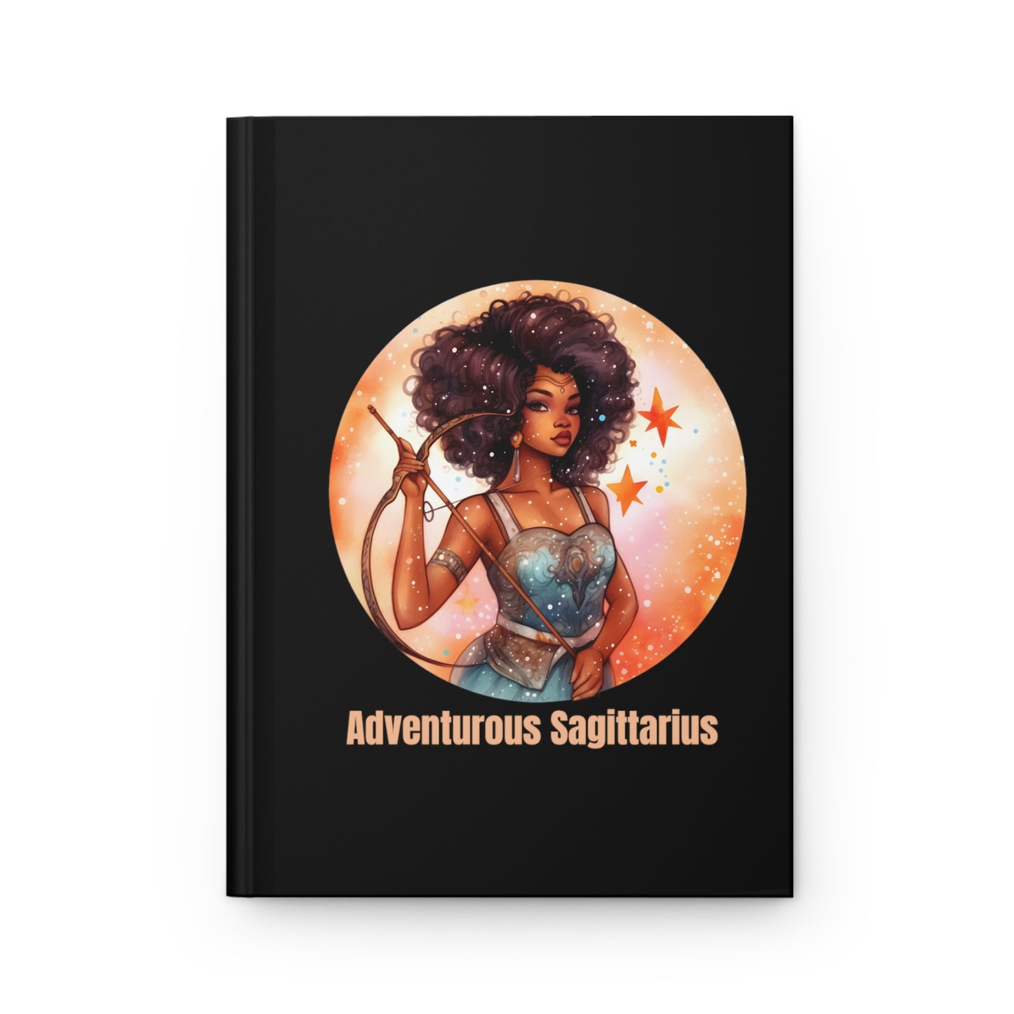 Adventurous Sagittarius, Joyous Life Journals, Celestial Elegance Hardcover Journal Matte