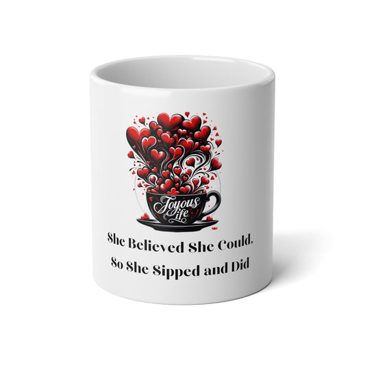 She Believed & Sipped Mug: Sipping Towards Success, Joyous Life Journals