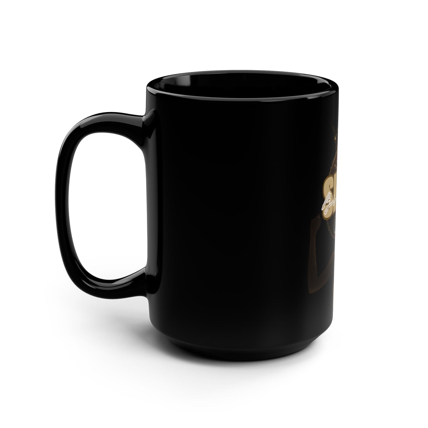 Shine Bright Mug: Radiate Confidence with Every Sip, Black Mug, 15oz, Joyous Life Journals