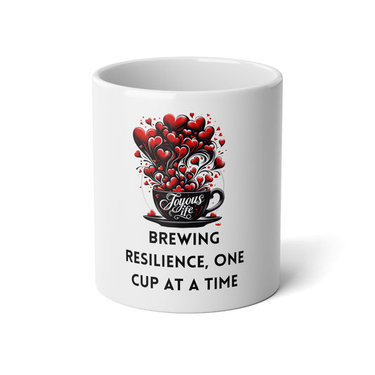 Resilience Brewer Mug: One Cup at a Time, Joyous Life Journals