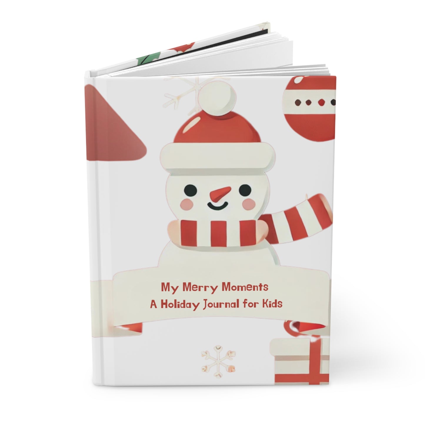 My Merry Moments: A Holiday Journal for Kids (White), Joyous Life Journals