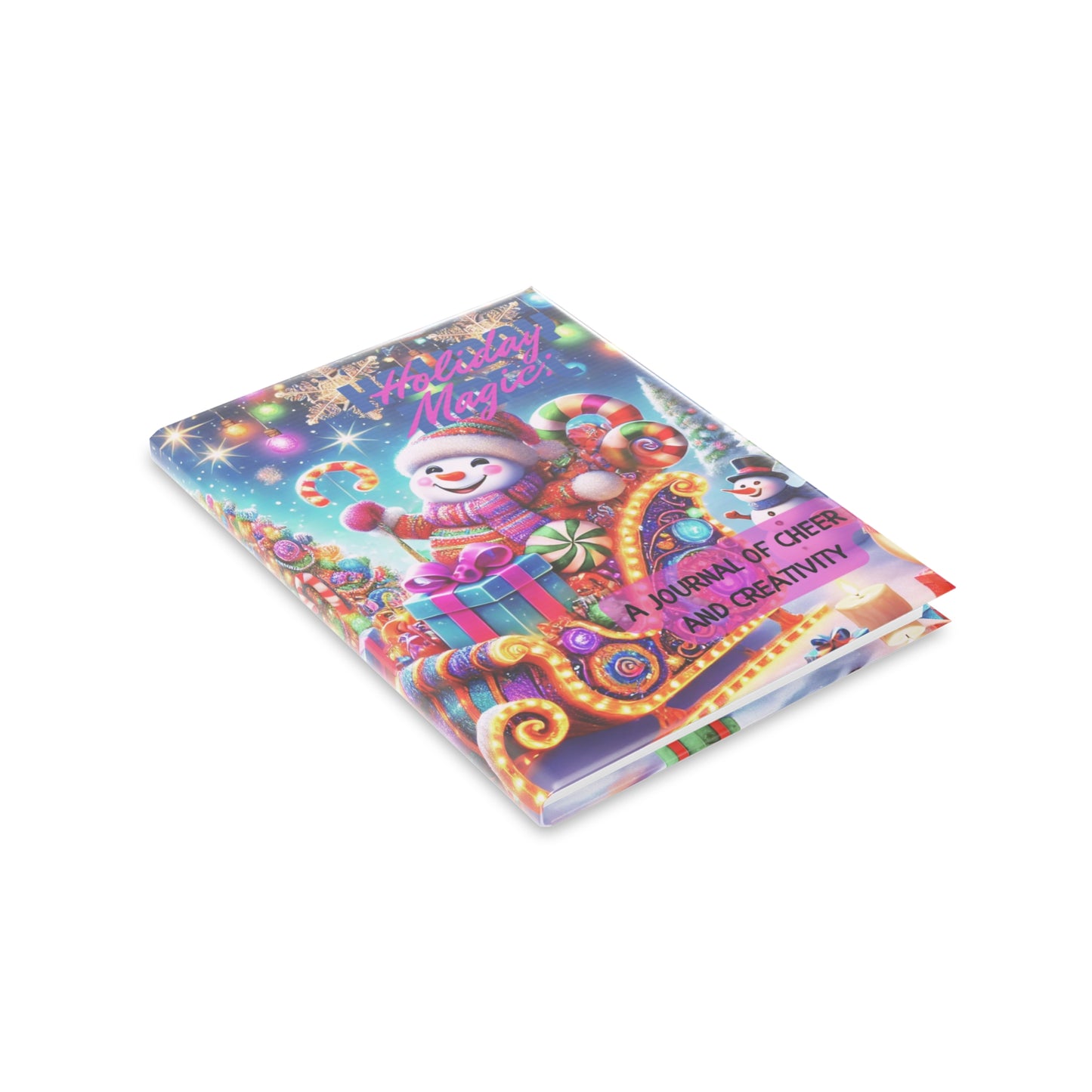 Holiday Magic: A Journal of Cheer and Creativity, Hardcover Notebook with Puffy Covers, Joyous Life Journals