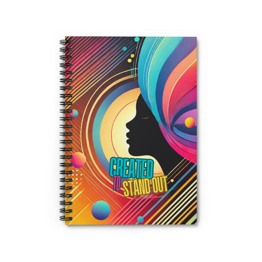 Created to Stand Out Spiral Notebook, Spiral Notebook - Ruled Line, Joyous Life Journals