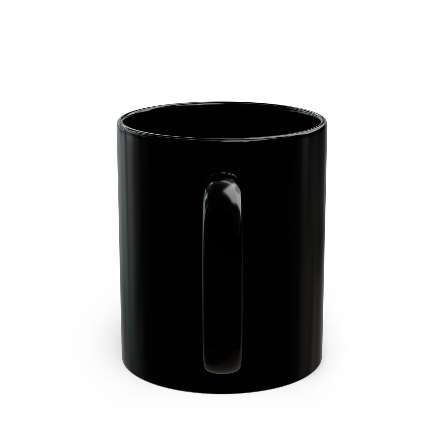 Black Ceramic Mug: Empowered in Every Sip, Joyous Life Journals