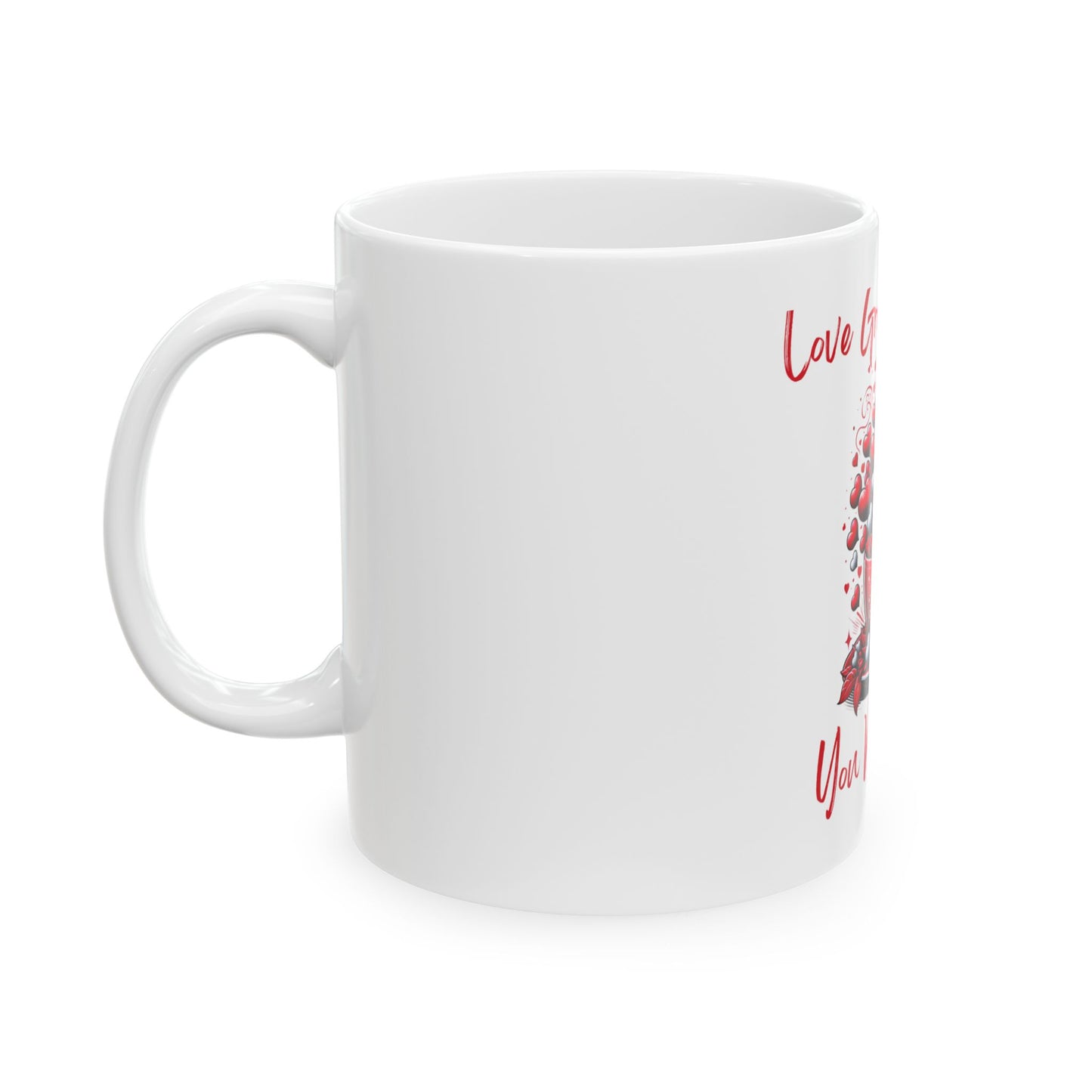 Love Grows Where You Nourish It – Ceramic Coffee Mug