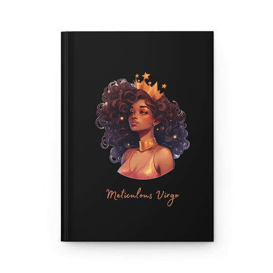 Meticulous Virgo, Joyous Life Journals, Celestial Elegance Hardcover Journal Matte