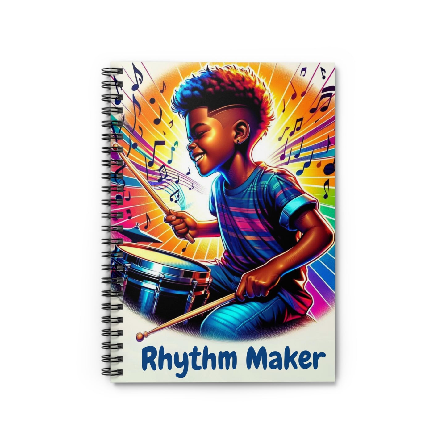 Rhythm Maker Spiral Notebook - Ruled Line, Joyous Life Journals