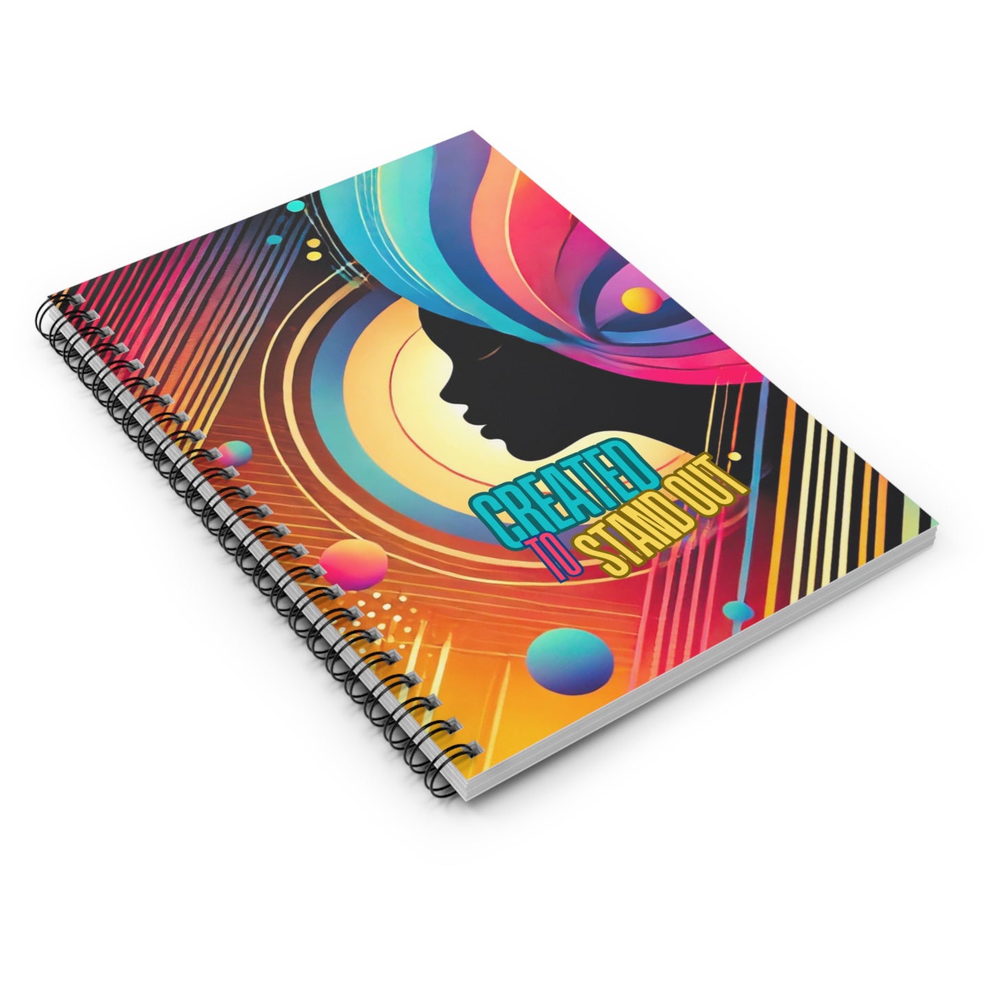 Created to Stand Out Spiral Notebook, Spiral Notebook - Ruled Line, Joyous Life Journals