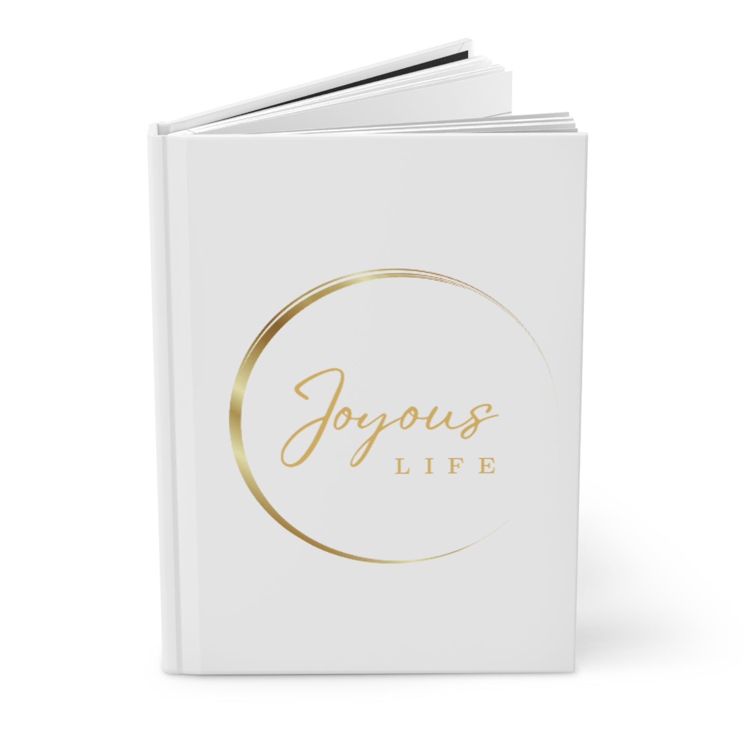 Joyous Life Hardcover Journal Matte White