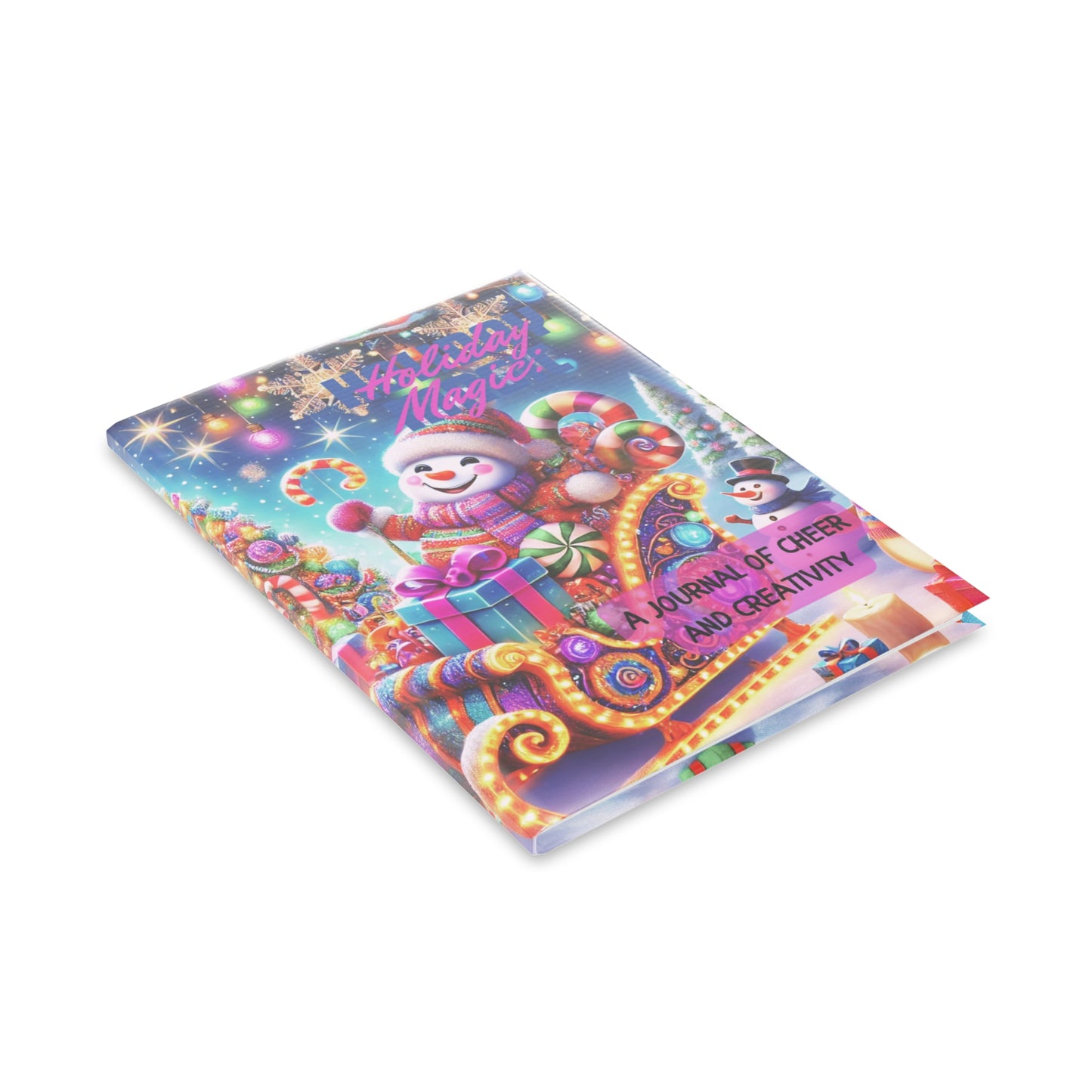 Holiday Magic: A Journal of Cheer and Creativity, Hardcover Notebook with Puffy Covers, Joyous Life Journals