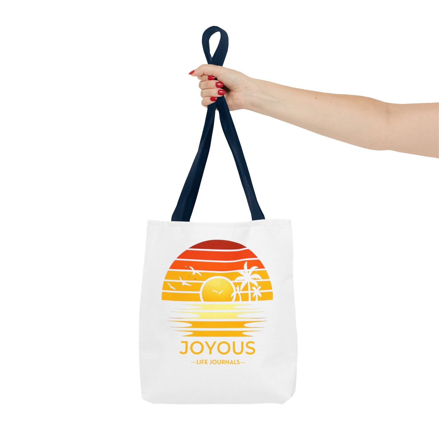 Sunset Glow 13x13 Tote Bag, Joyous Life Journals