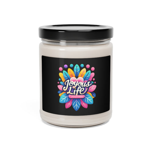Aromatic Essence: Scented Soy Candle, 9oz, Joyous Life Journals