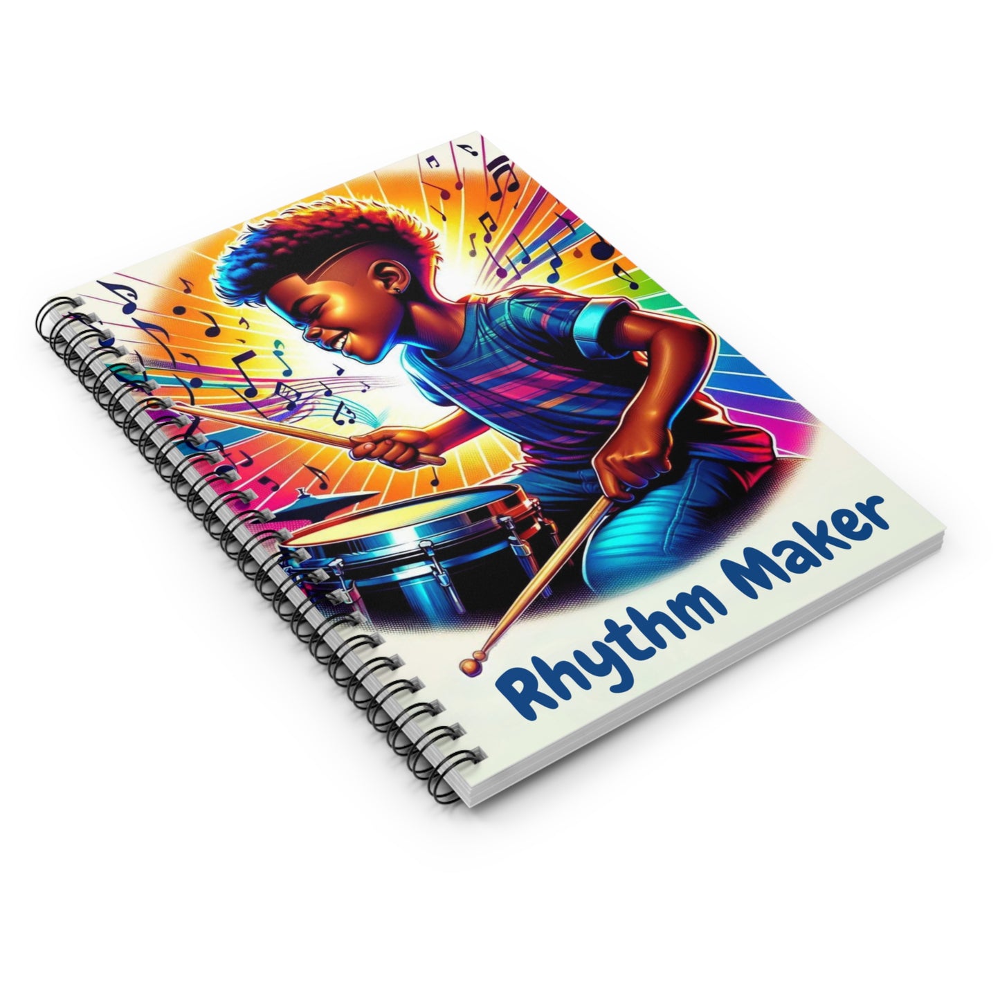 Rhythm Maker Spiral Notebook - Ruled Line, Joyous Life Journals