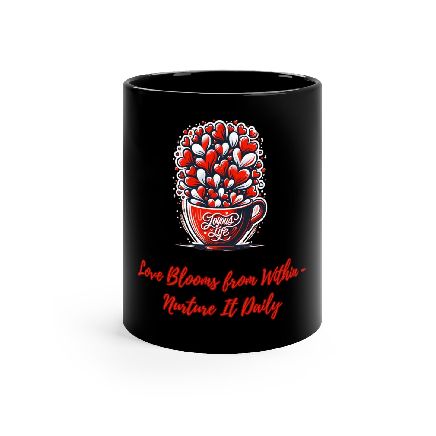 Love Blooms from Within - Nurture It Daily Mug, Joyous Life Journals