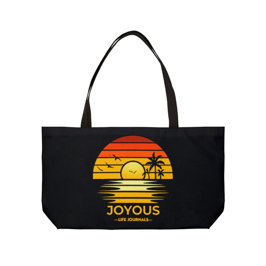 Sunset Glow Weekender Bag, Joyous Life Journals