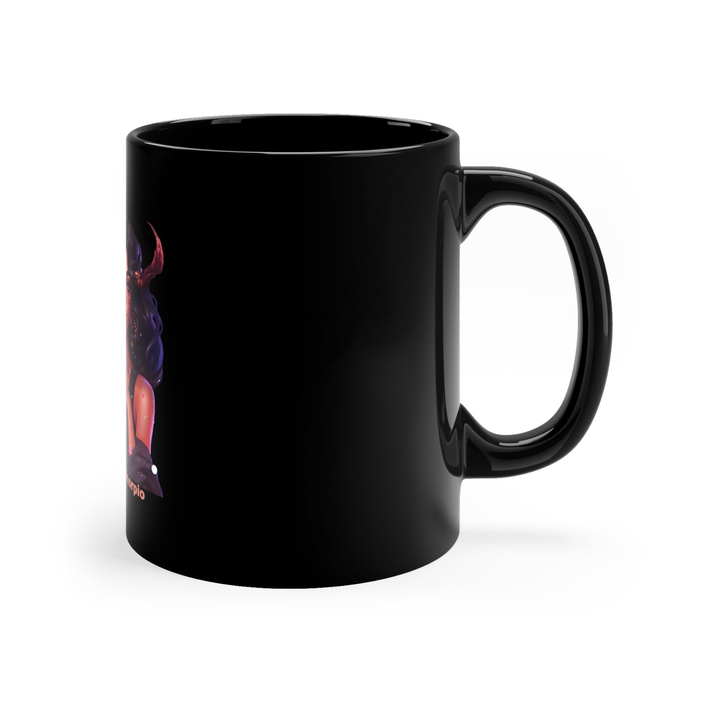 Intense Scorpio, Joyous Life Journals, 11oz Black Coffee Mug