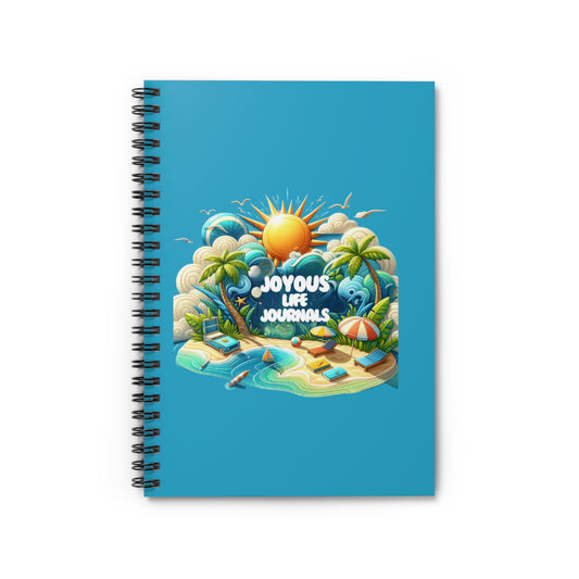 Ocean Bliss Spiral Notebook - Ruled Line, Joyous Life Journals