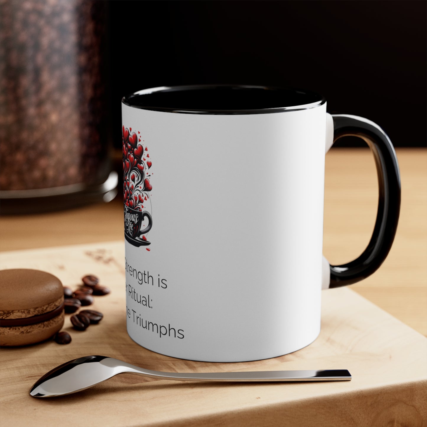 Ritual of Strength Mug: Tea Time Triumphs