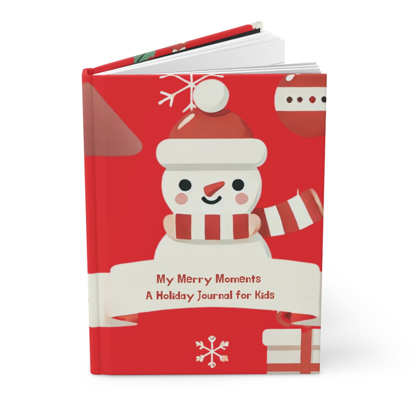 My Merry Moments: A Holiday Journal for Kids (Red), Joyous Life Journals