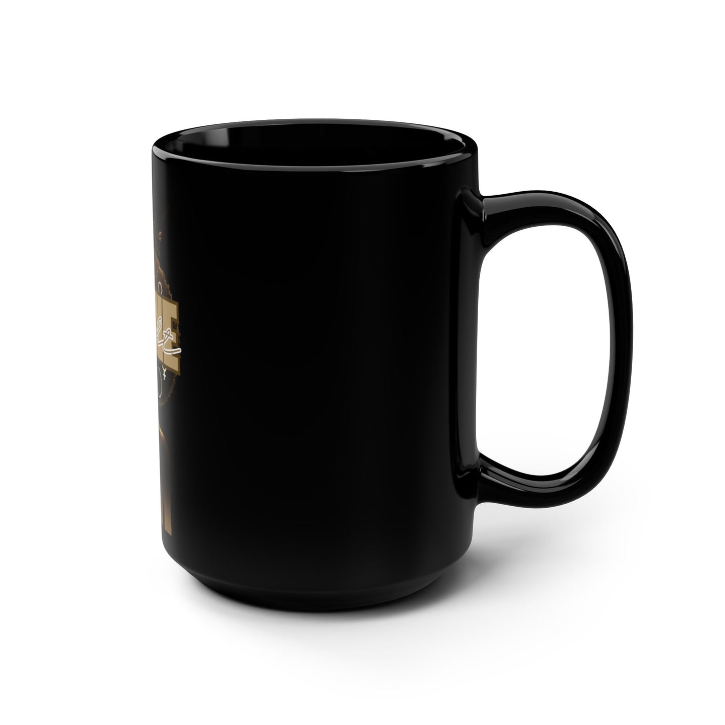 Shine Bright Mug: Radiate Confidence with Every Sip, Black Mug, 15oz, Joyous Life Journals