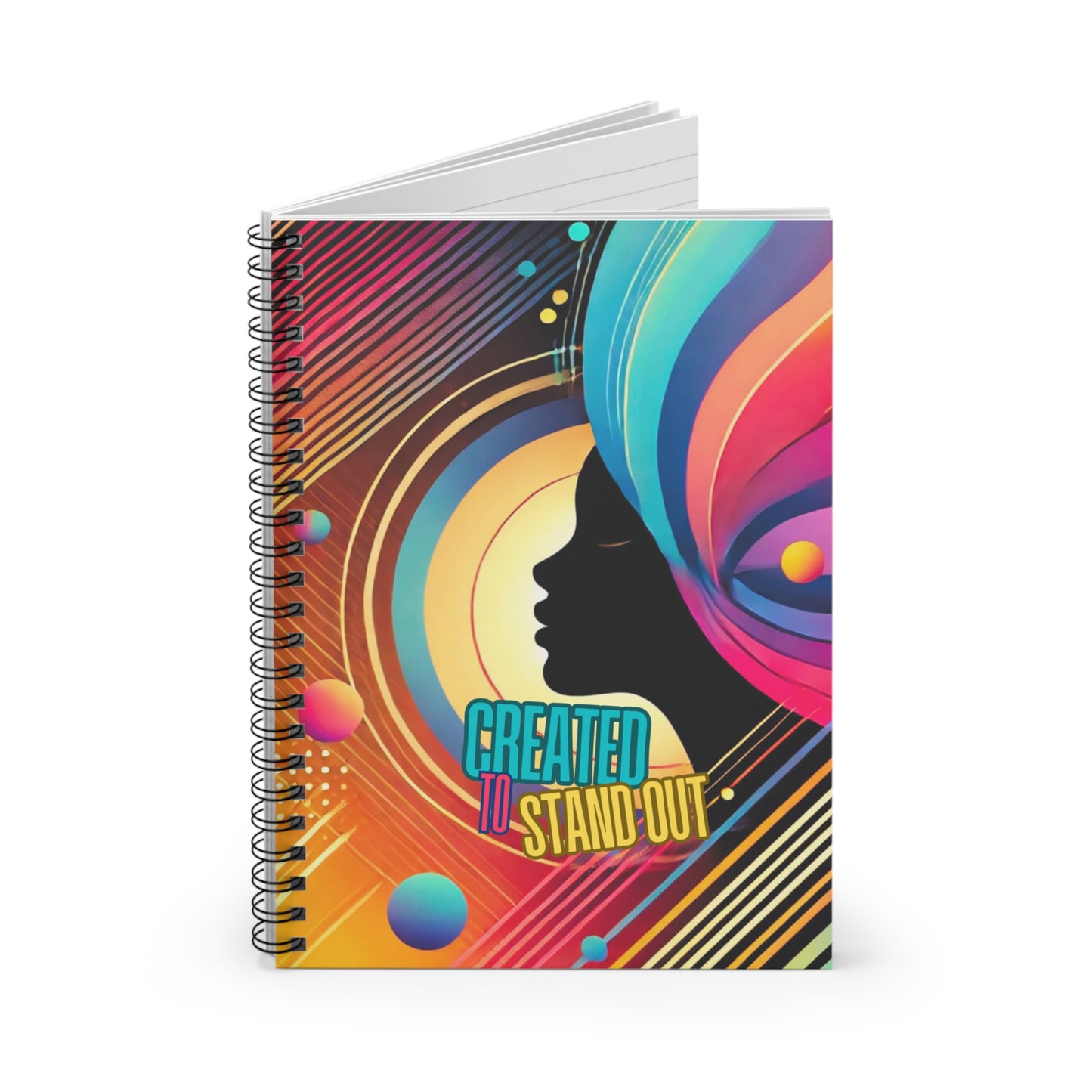 Created to Stand Out Spiral Notebook, Spiral Notebook - Ruled Line, Joyous Life Journals