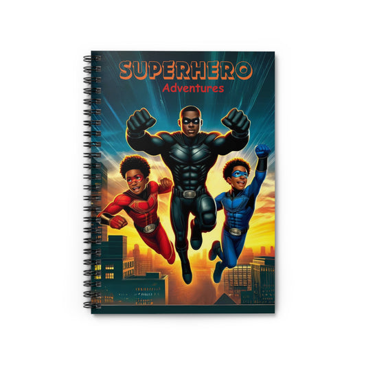 Superhero Adventures Journal, Rule Lined Journal, Joyous Life Journals