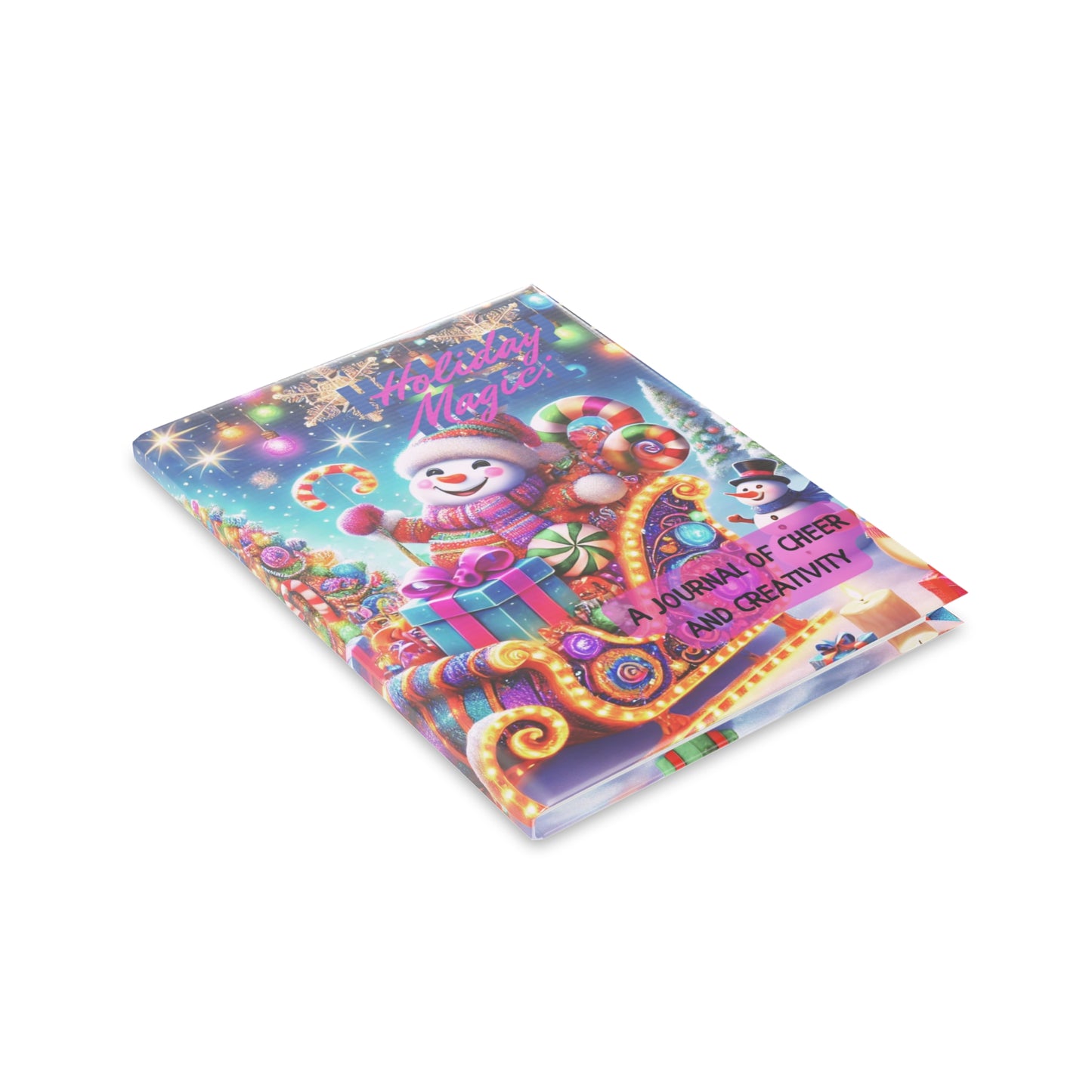 Holiday Magic: A Journal of Cheer and Creativity, Hardcover Notebook with Puffy Covers, Joyous Life Journals