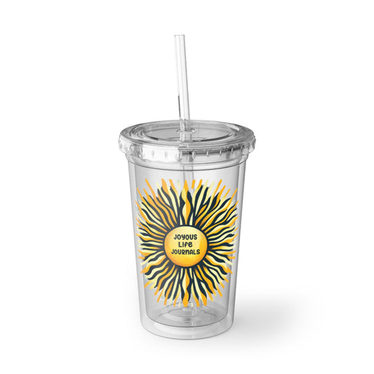 Radiant Sun Suave Acrylic Cup, Joyous Life Journals