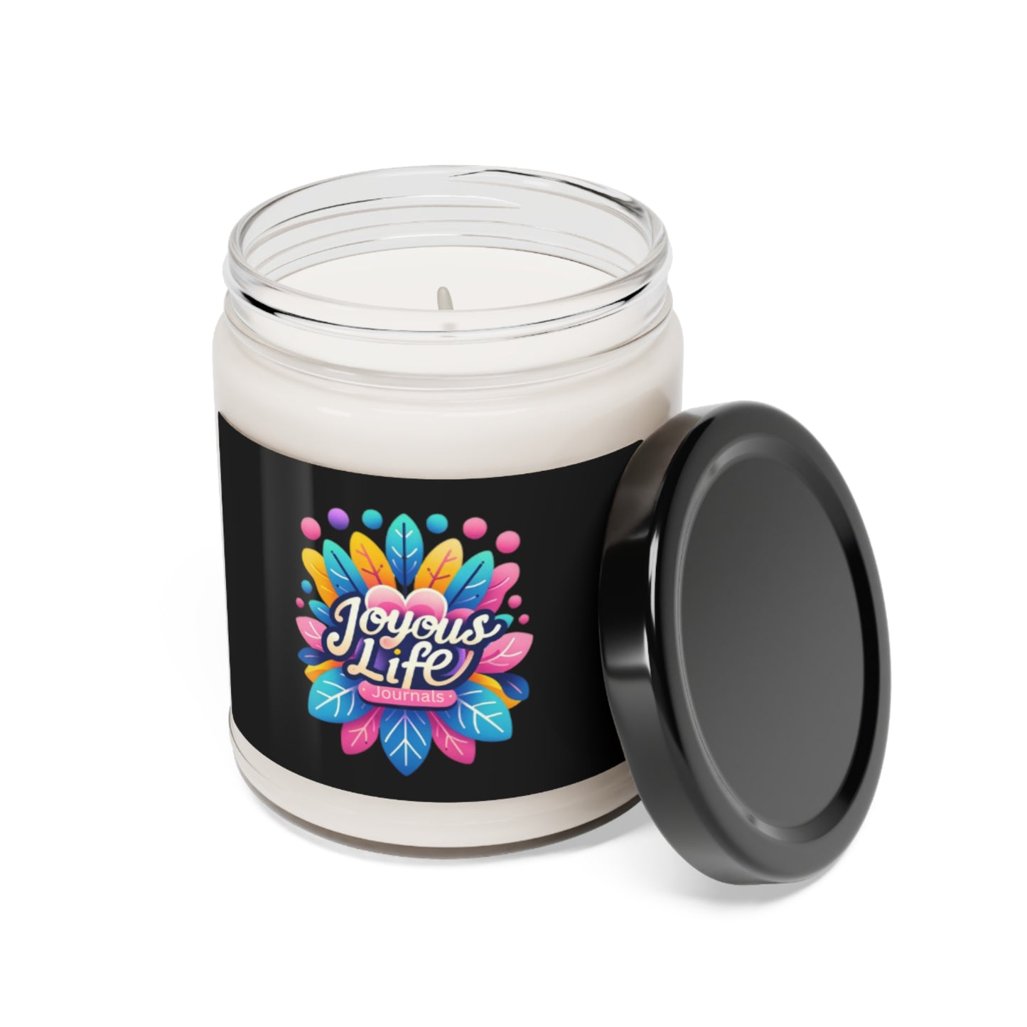 Aromatic Essence: Scented Soy Candle, 9oz, Joyous Life Journals