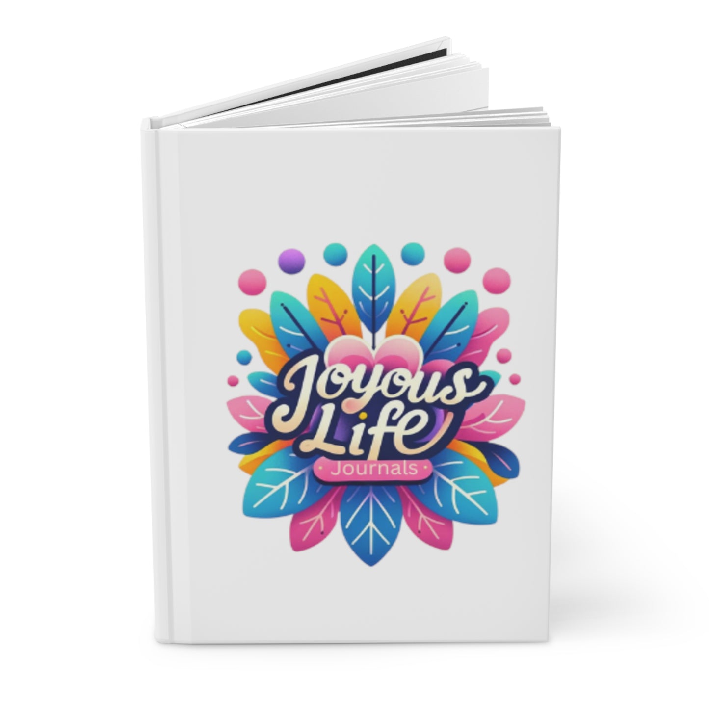 Luminous Reflections: A White Hardcover Journal from Joyous Life Journals