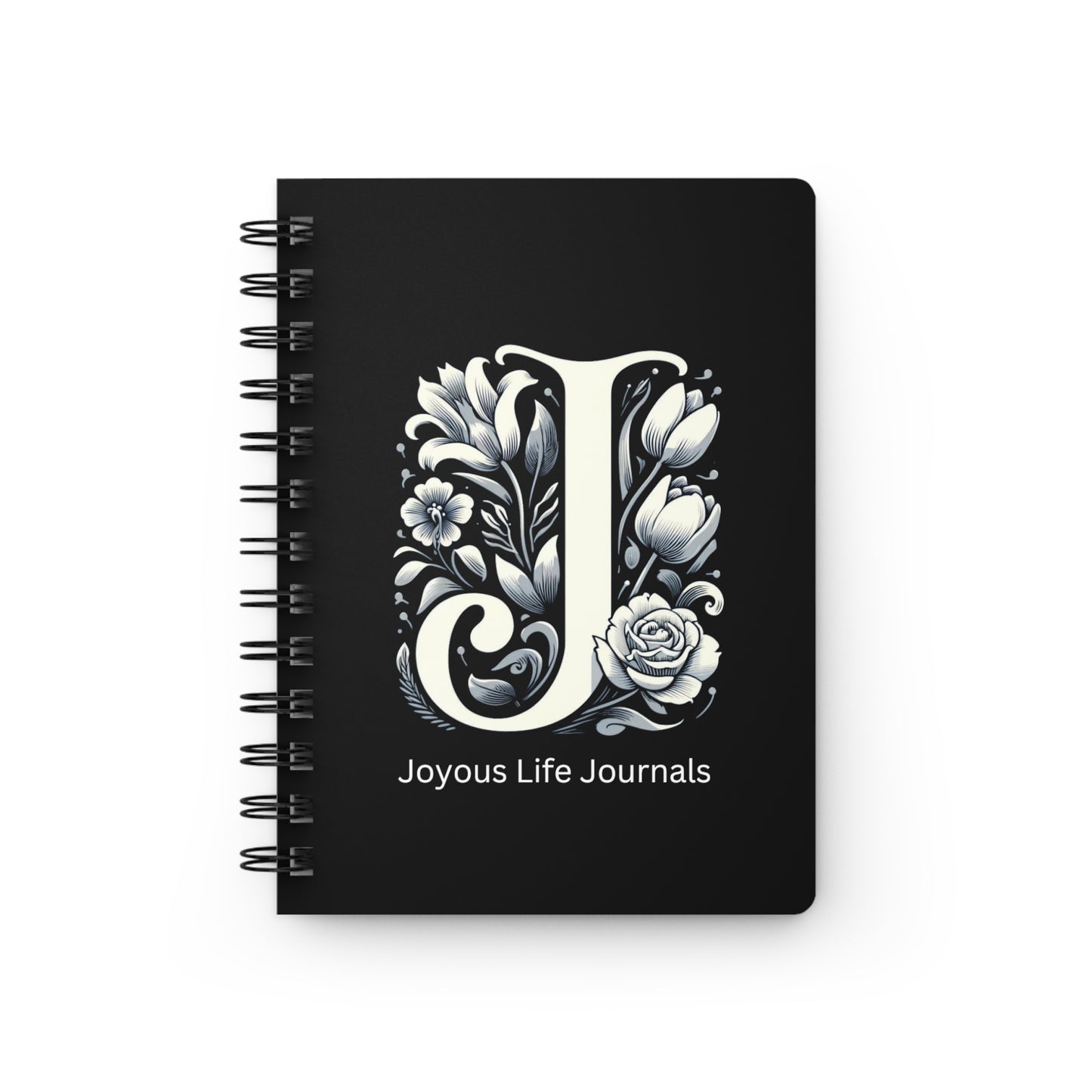 Jubilant Journey: 'J' Monogram Spiral Journal, Joyous Life Journals