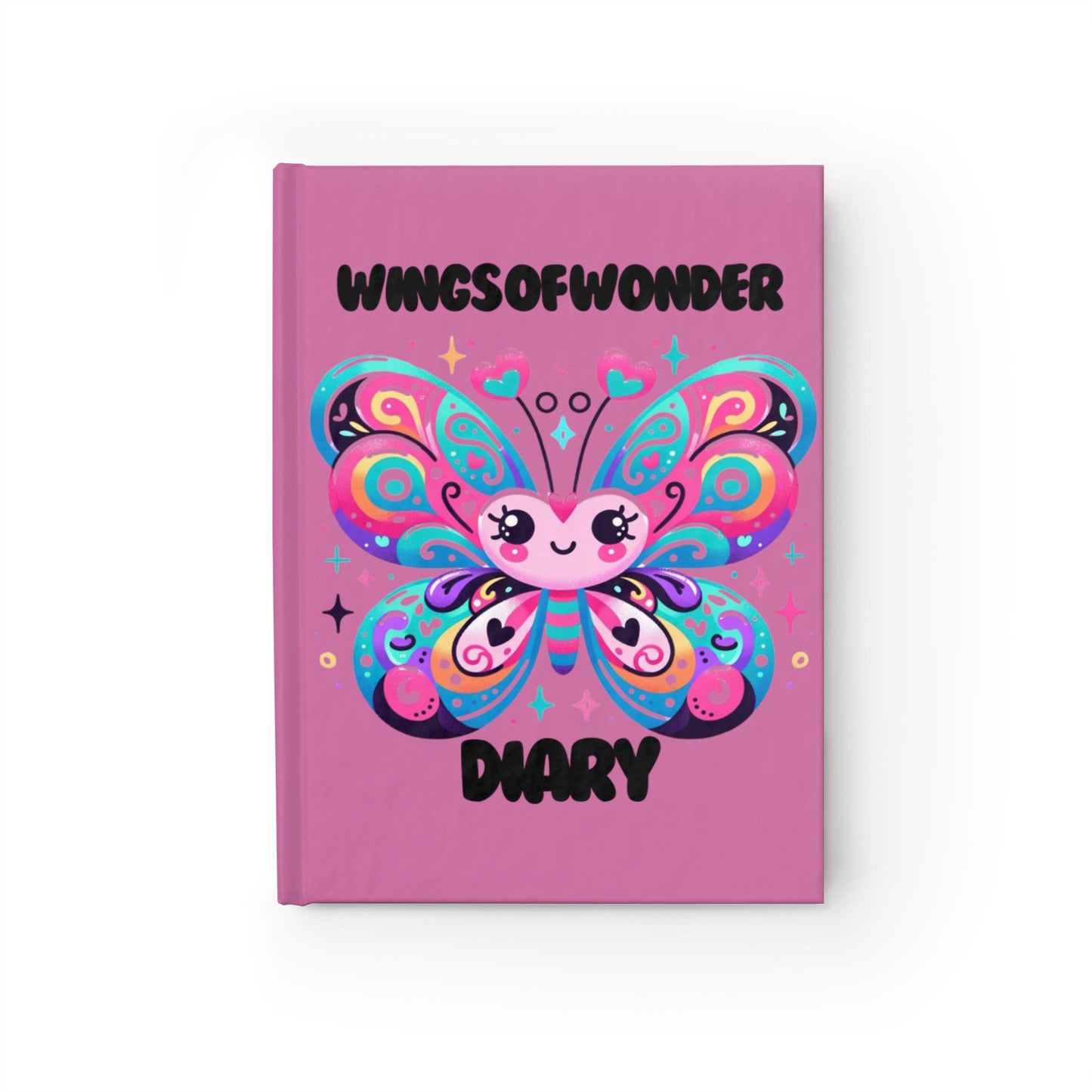 Wings of Wonder Diary, Pink, Joyous Life Journals