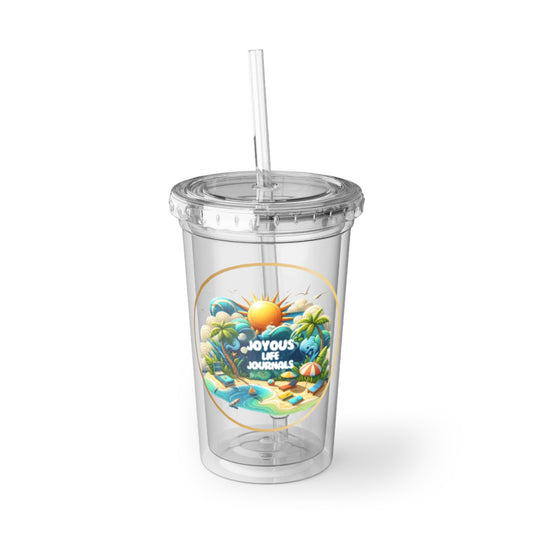 Suave Acrylic Cup - Ocean Bliss Edition, Joyous Life Journals